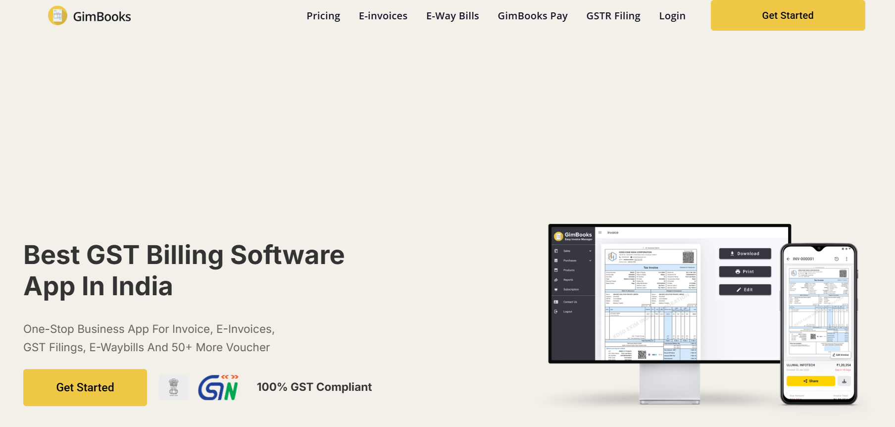 GimBooks: Online Invoicing Software