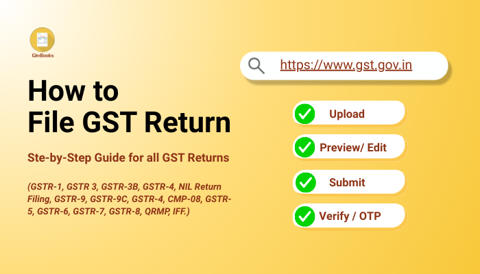 How to File GST Return on GST Portal