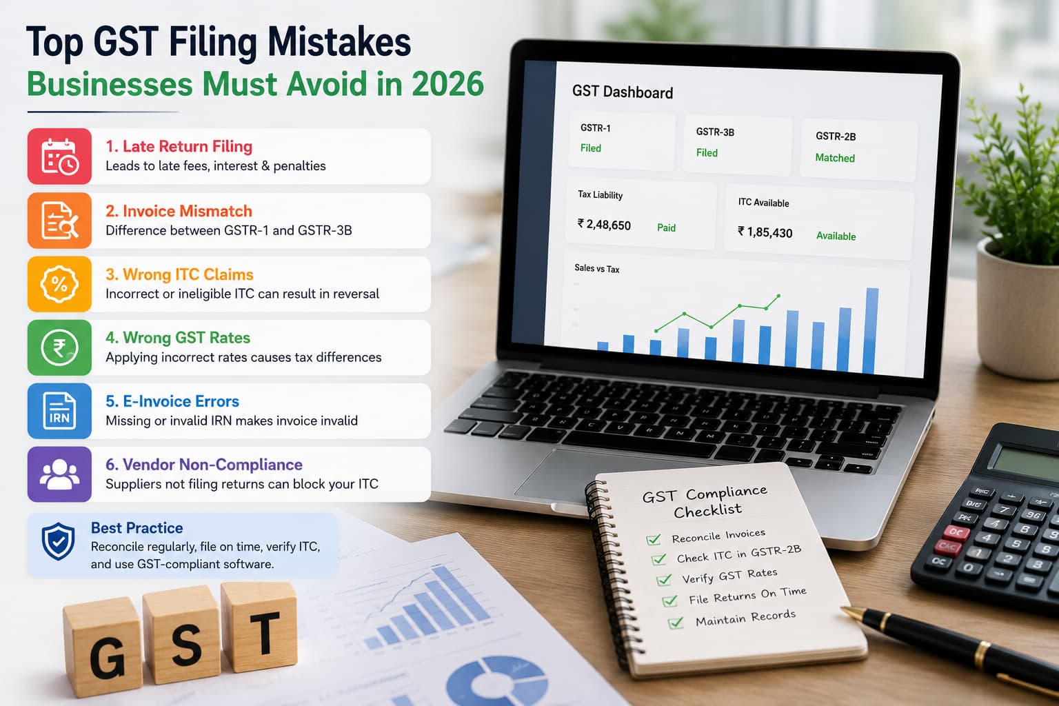 GST Filing Mistakes Businesses Must Avoid
