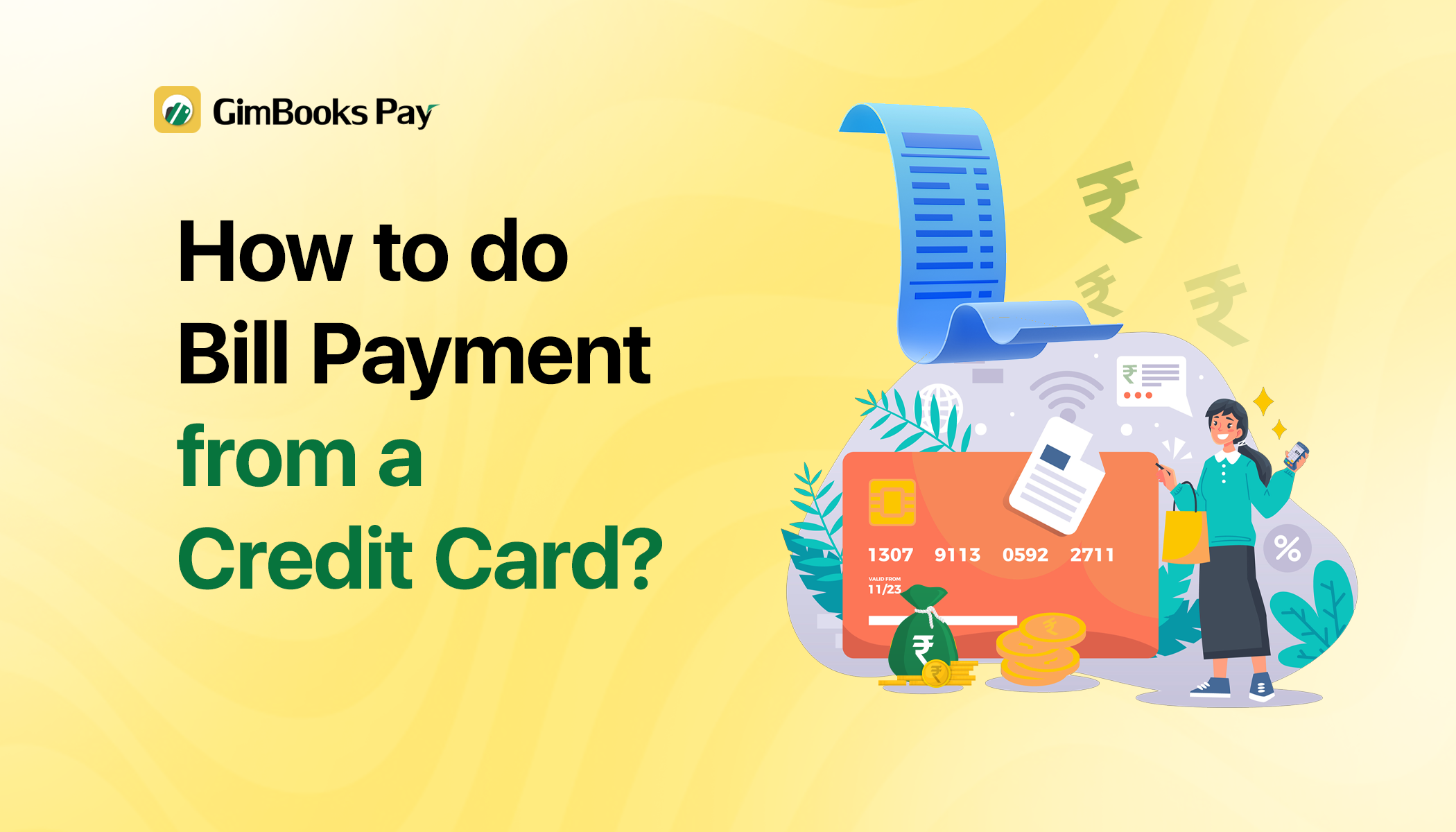 How to do Bill Payment from a Credit Card?