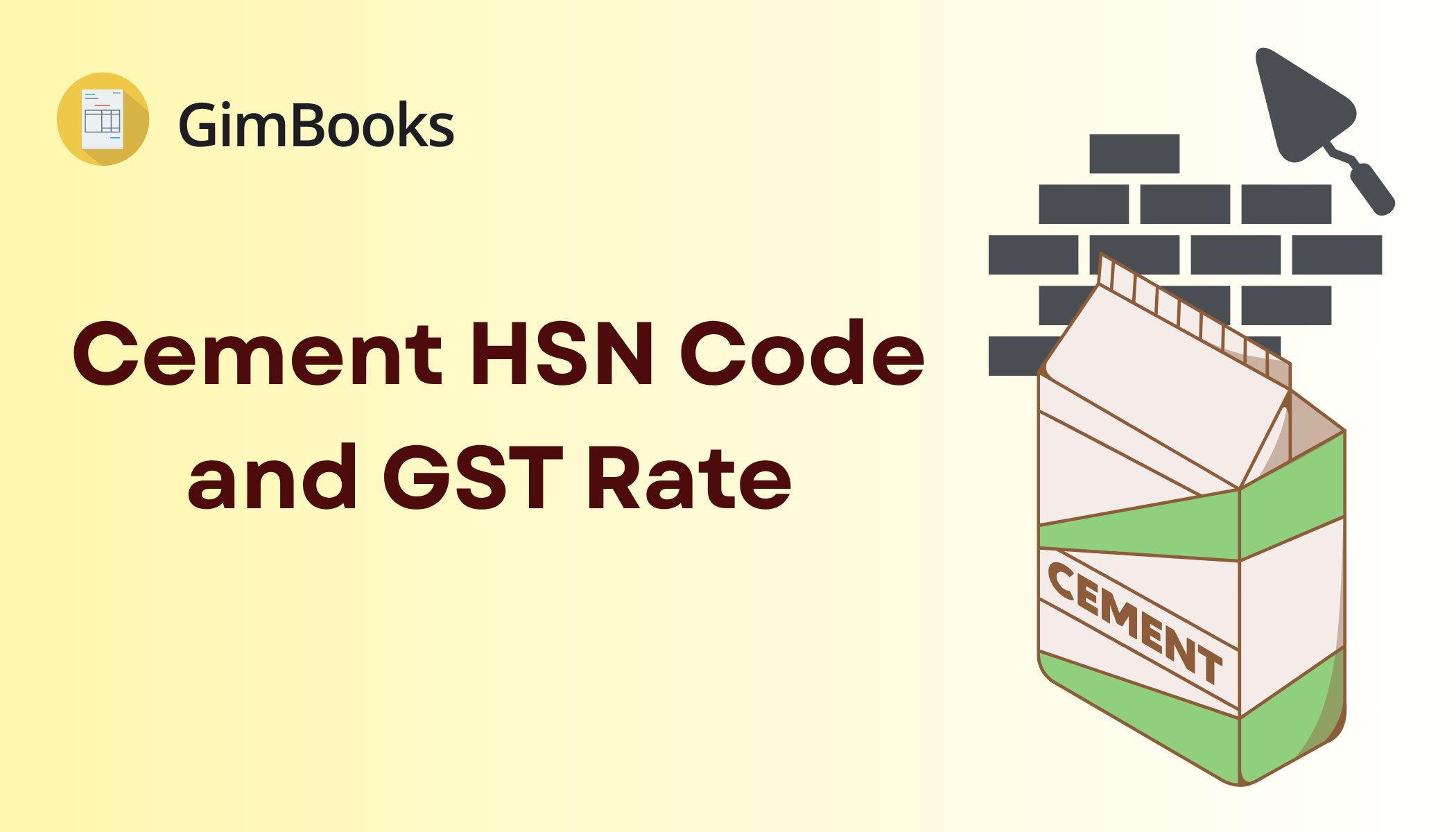 Cement HSN Code and GST Rate