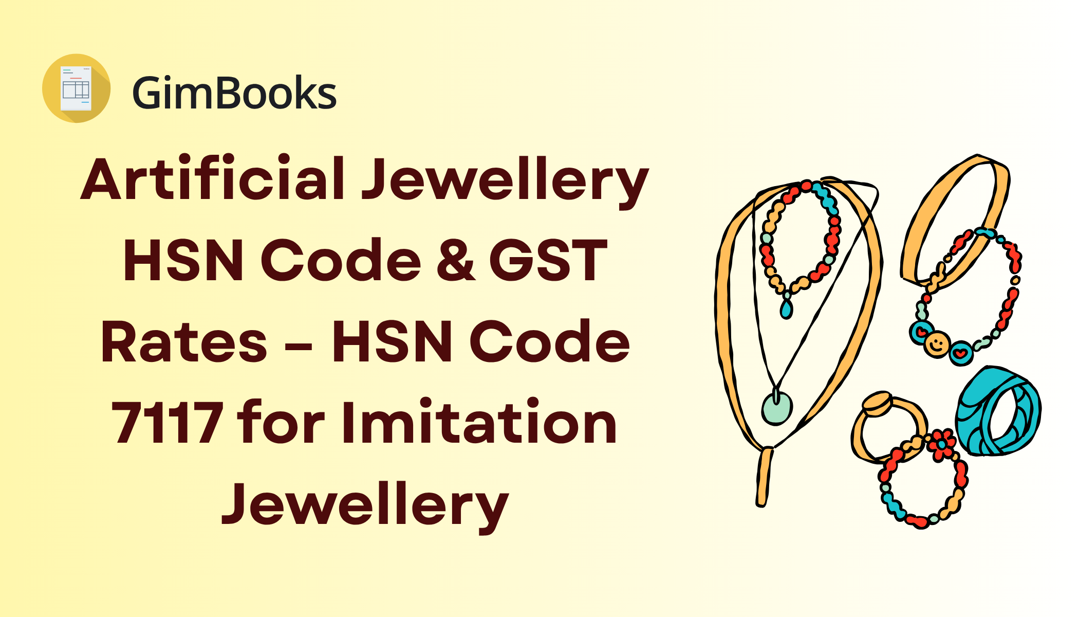 Artificial Jewellery HSN Code & GST Rates 
