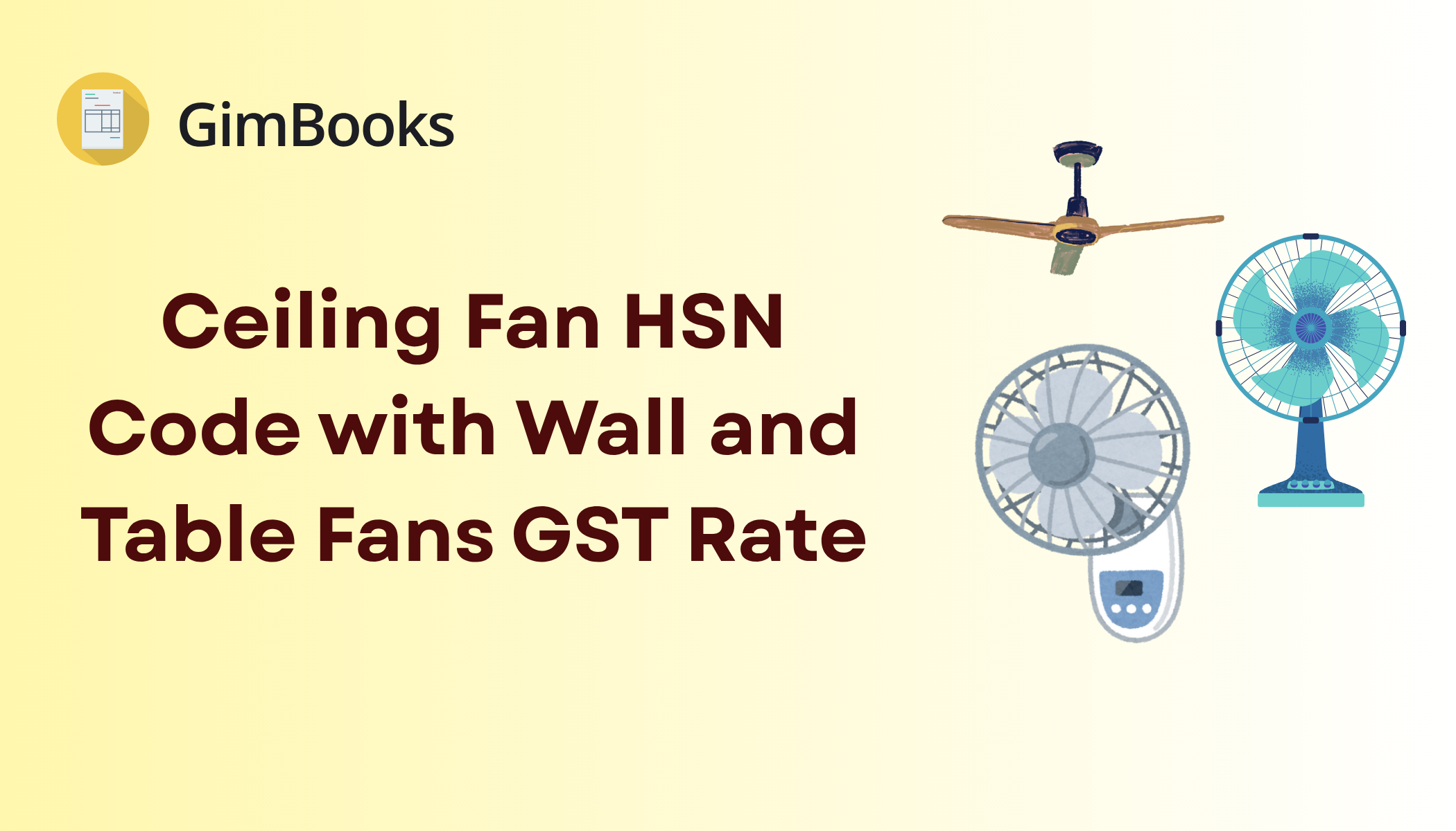 Ceiling Fan HSN Code