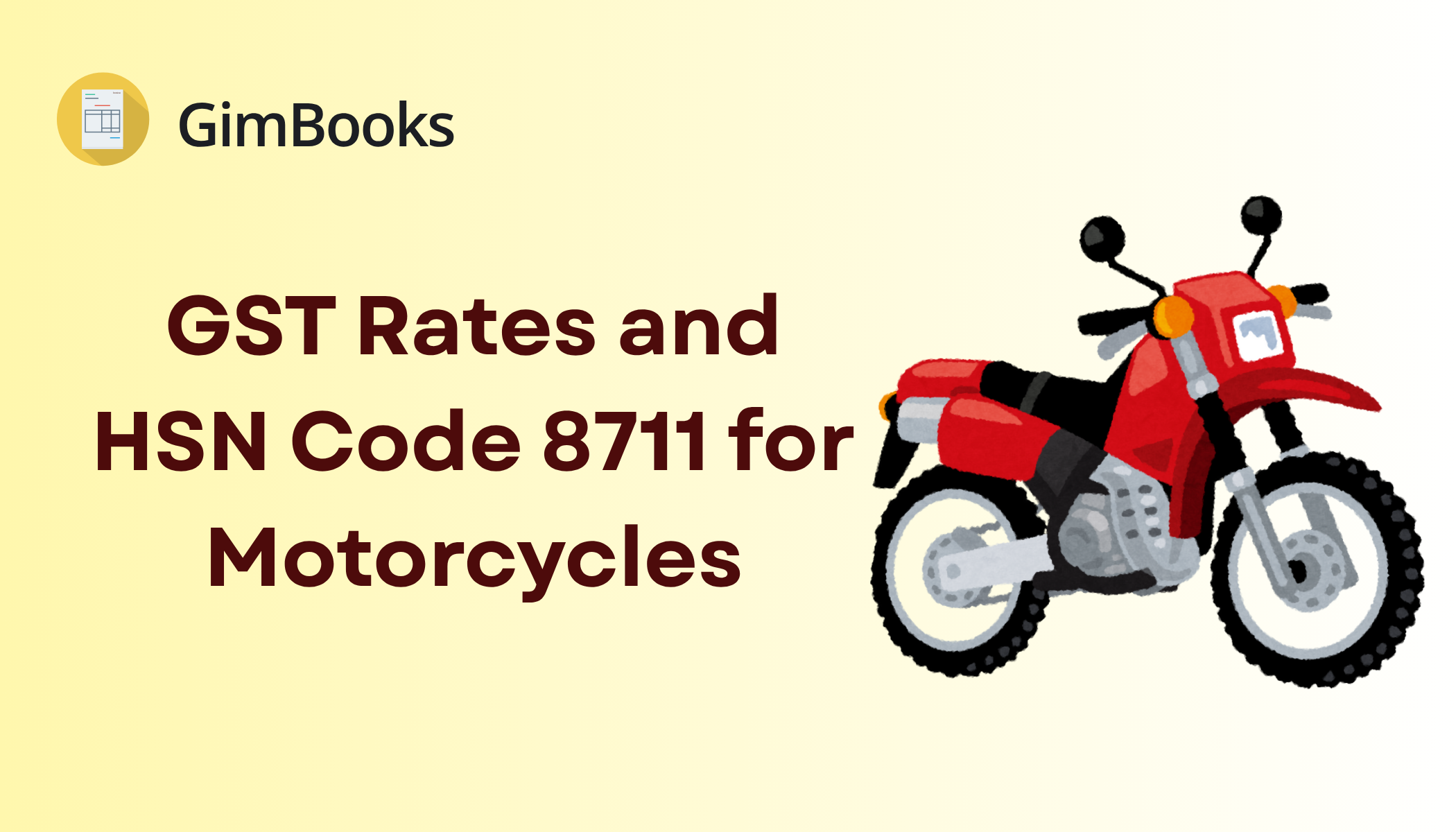GST Rates and HSN Code 8711 for Motorcycles