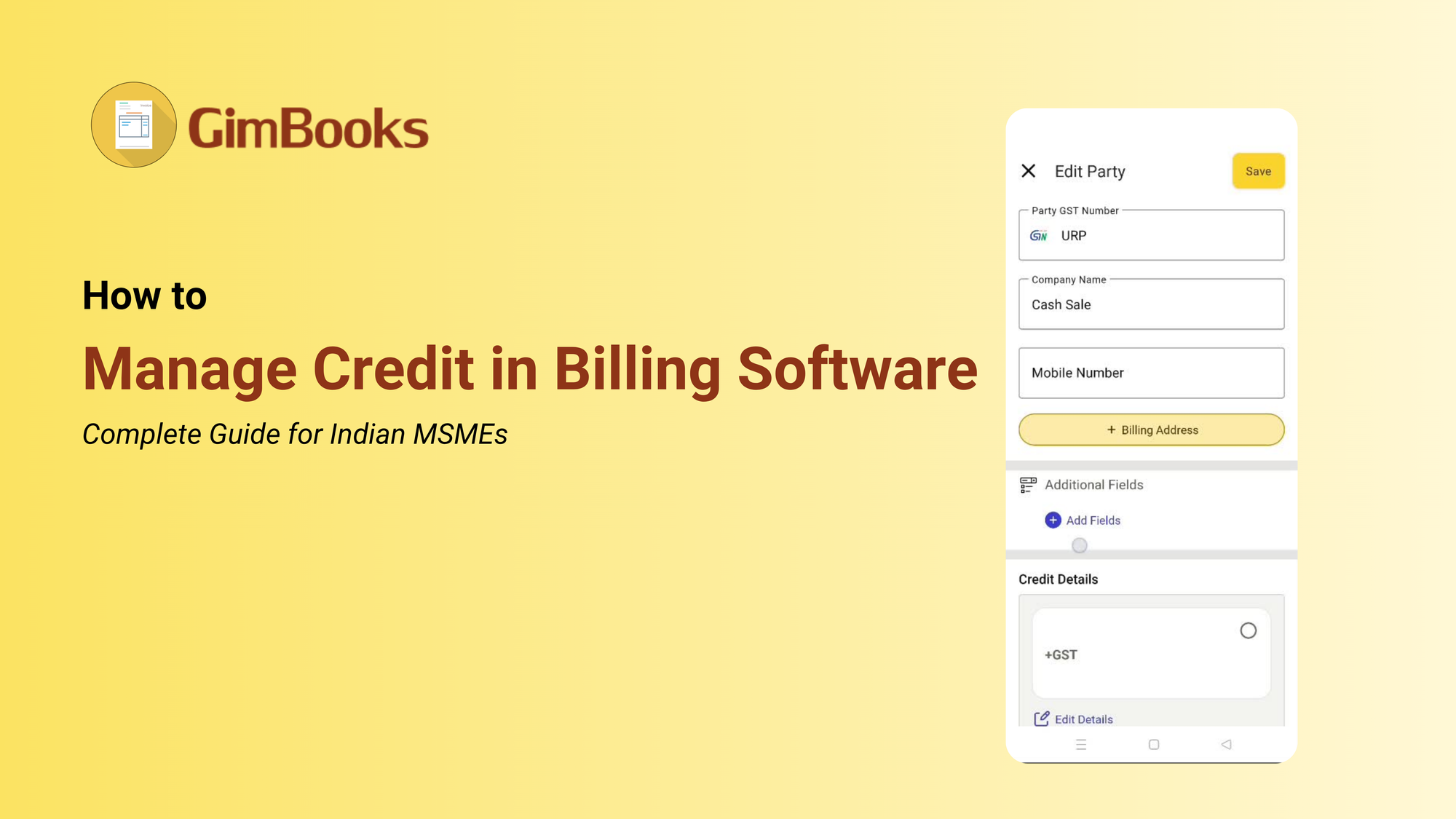 How to Manage Credit in Billing Software