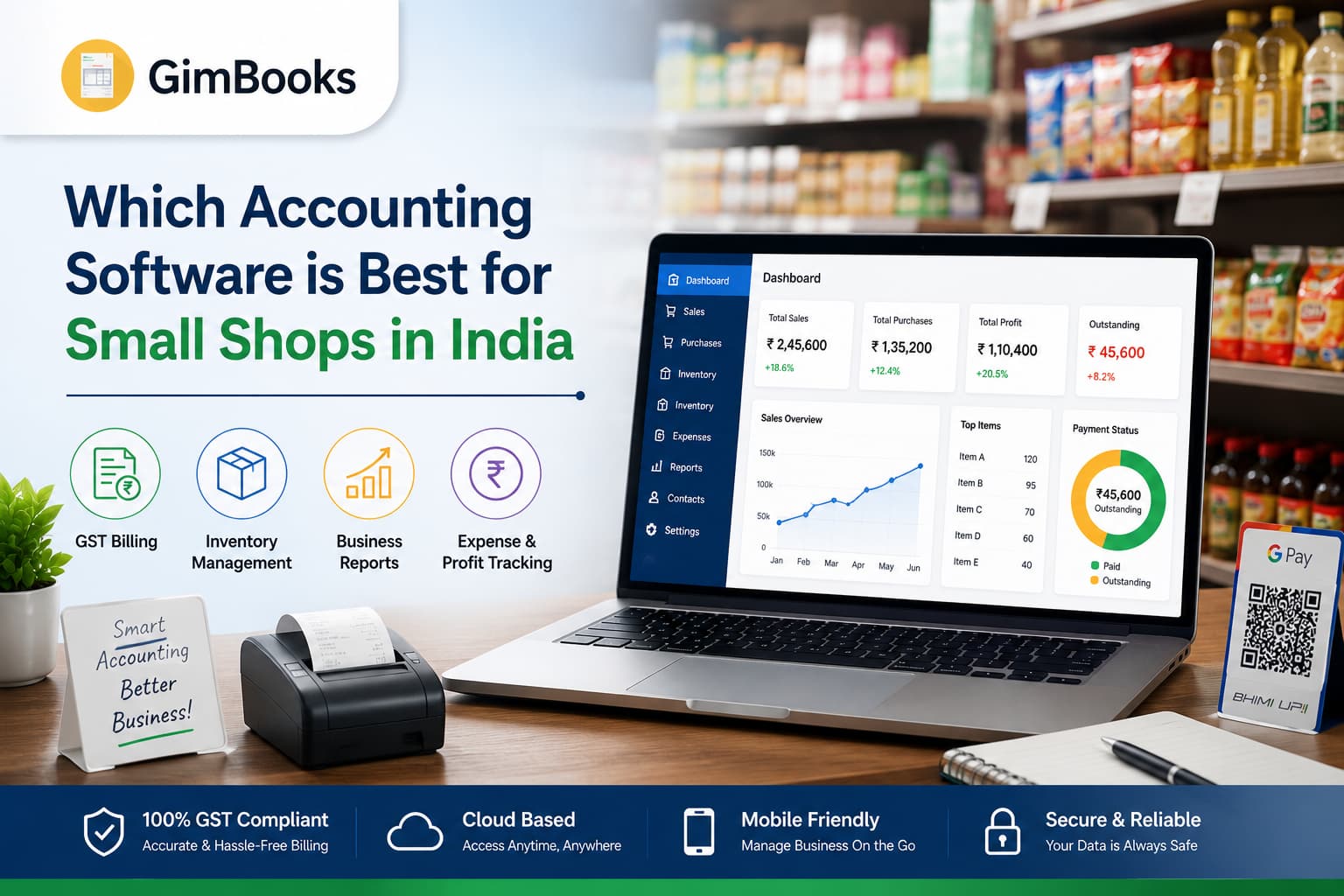 Best accounting software for small shops In India