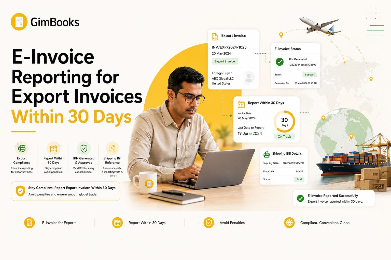 E-Invoice Reporting for Export Invoices Within 30 Days