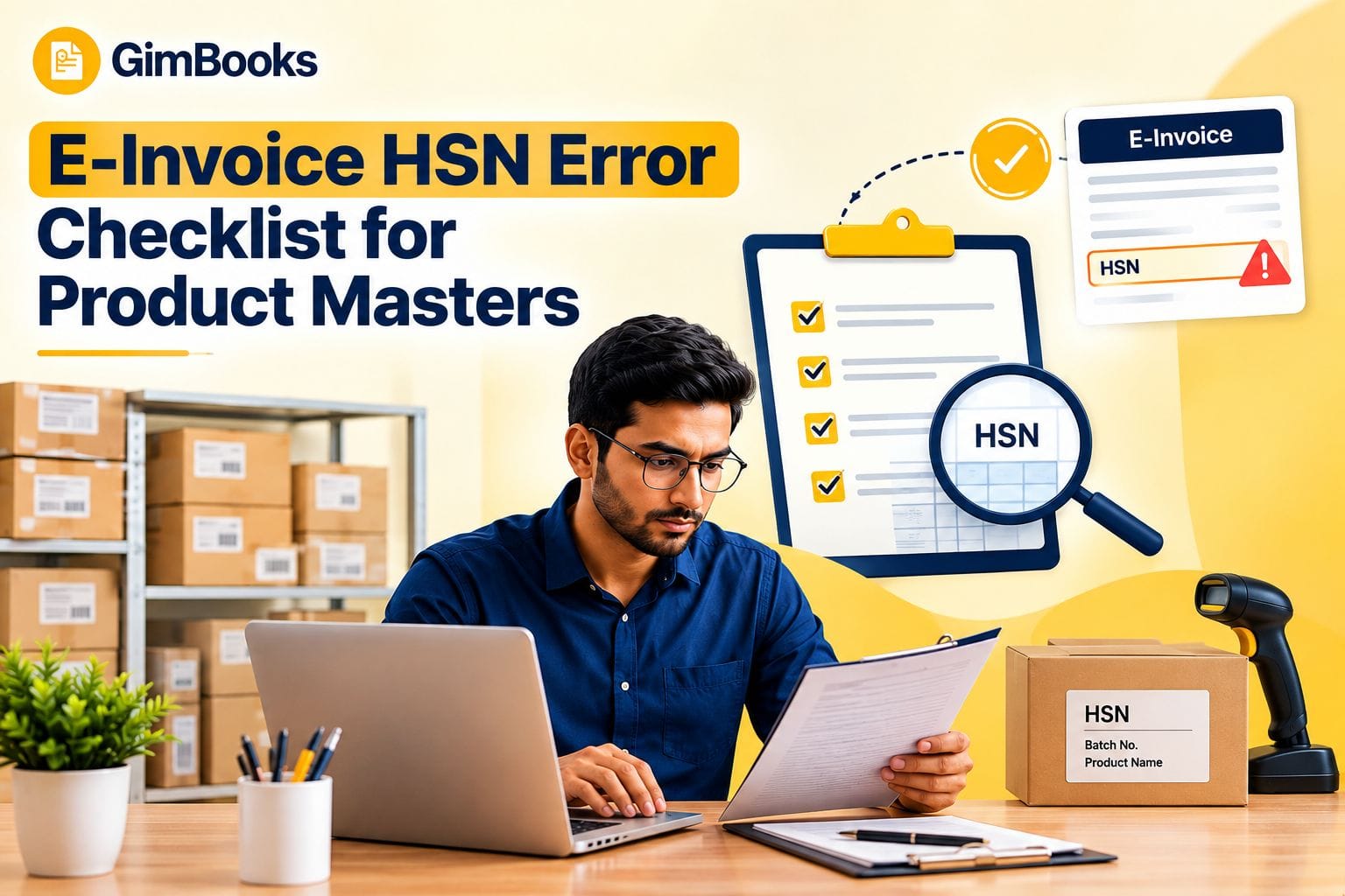 E-Invoice HSN Error Product Masters