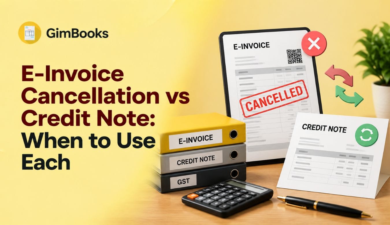 E-Invoice Cancellation vs Credit Note