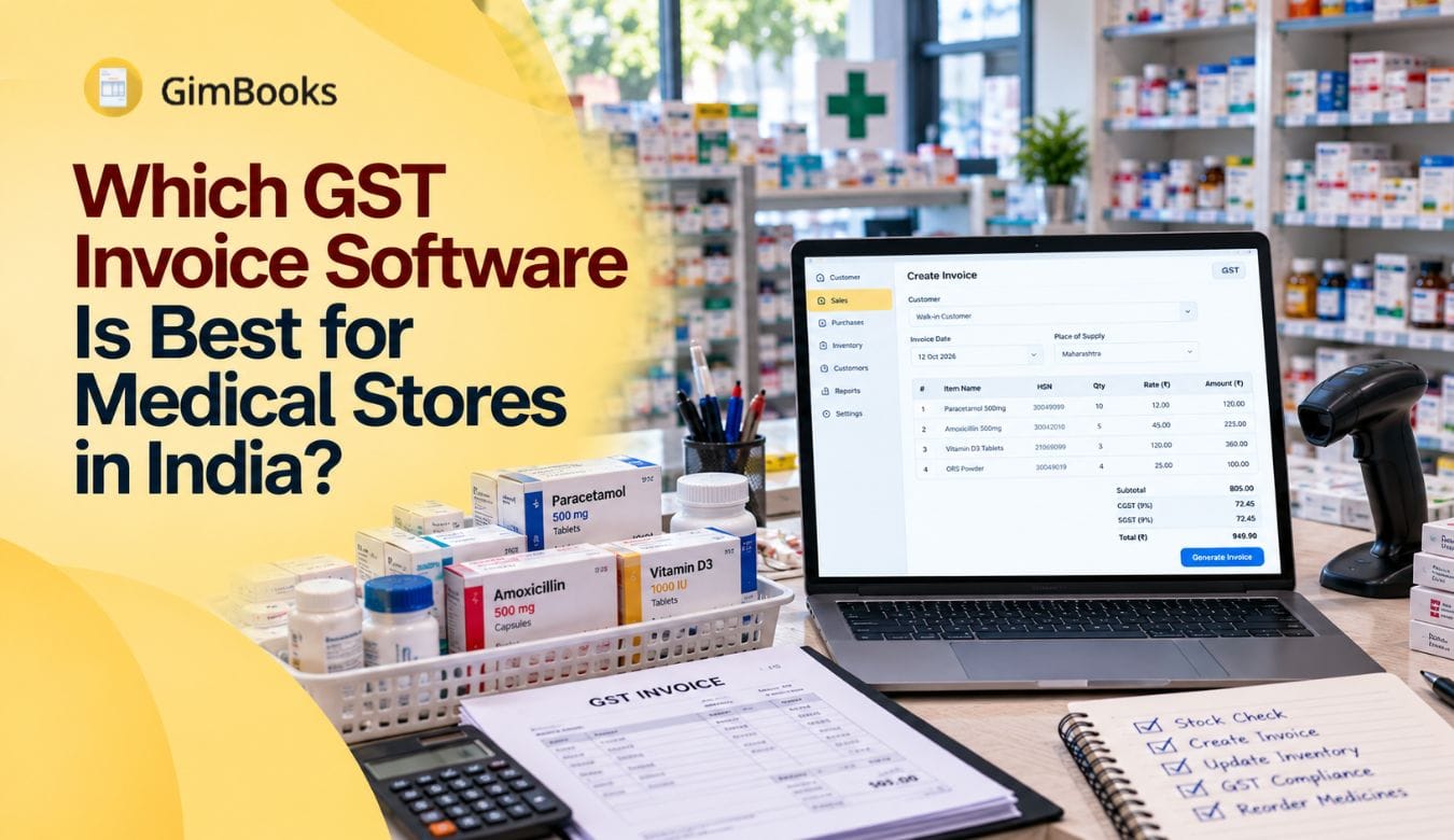 GST invoice software for medical stores