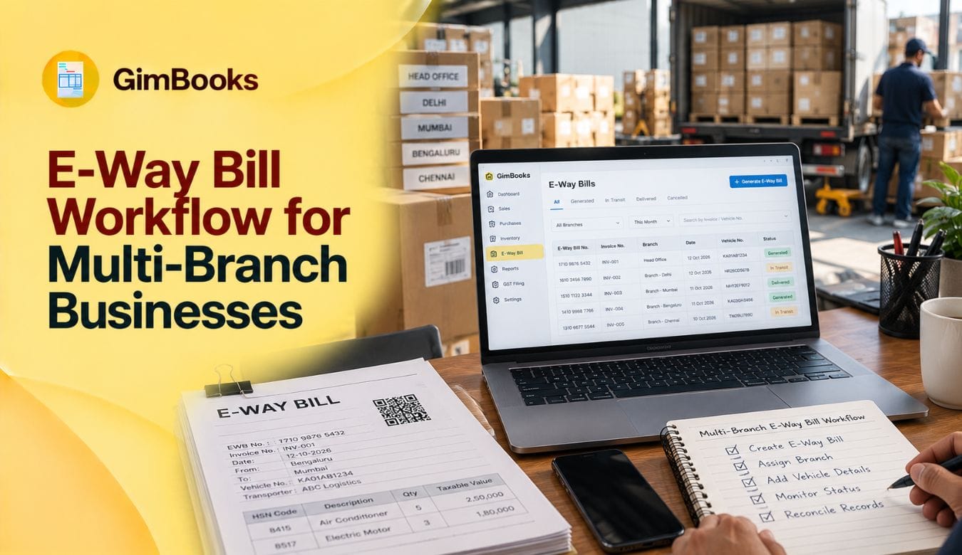 e way bill multi branch workflow