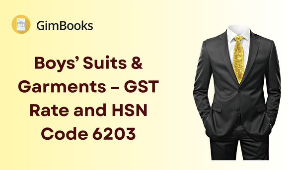 GST Rate and HSN Code 6203