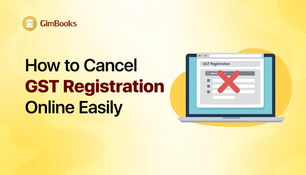 how to cancel gst registration online