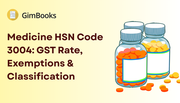 Medicine HSN Code 3004