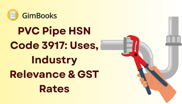 PVC Pipe HSN Code 3917