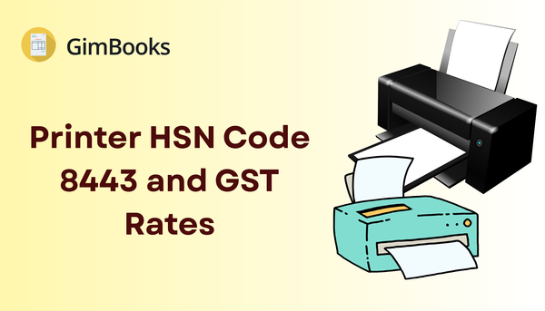 Printer HSN Code 8443