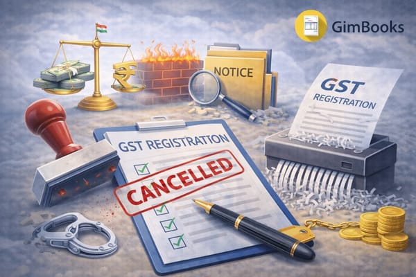 Suo Moto Cancellation of GST Registration
