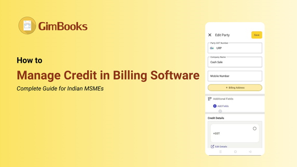 How to Manage Credit in Billing Software