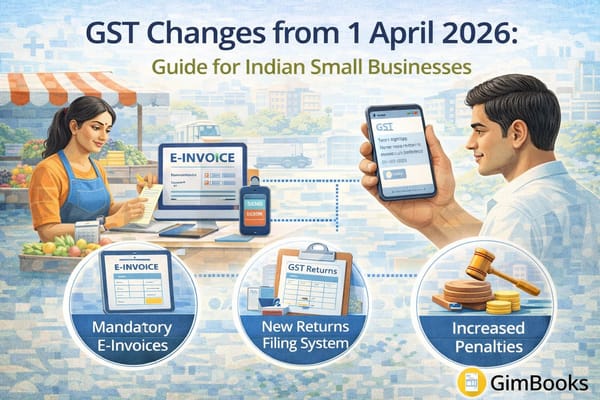 GST New Rules from 1 April 2026