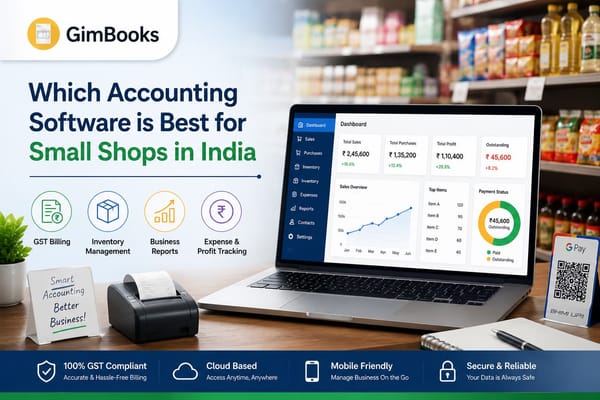 Best accounting software for small shops In India
