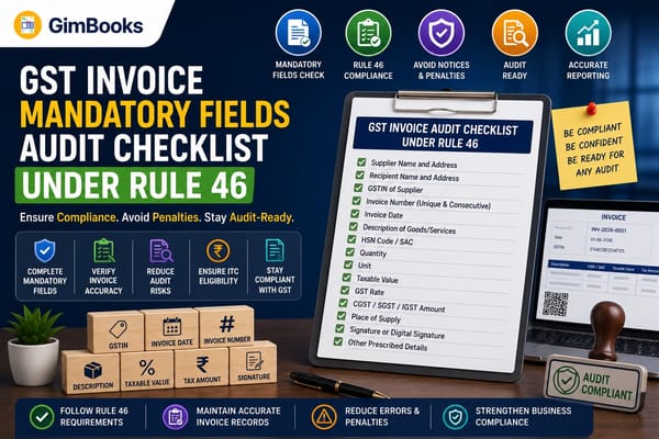 GST Invoice Mandatory Fields Audit Checklist