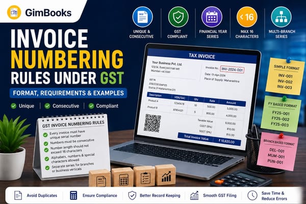 Invoice Numbering Rules Under GST: Format, Requirements & Examples (2026 Guide)