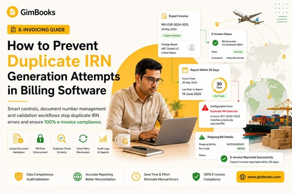 Prevent Duplicate IRN Attempts in Billing Software