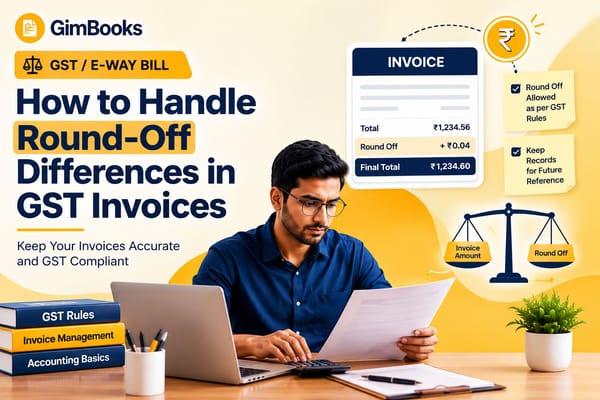 Handle Round-Off Differences in GST Invoices