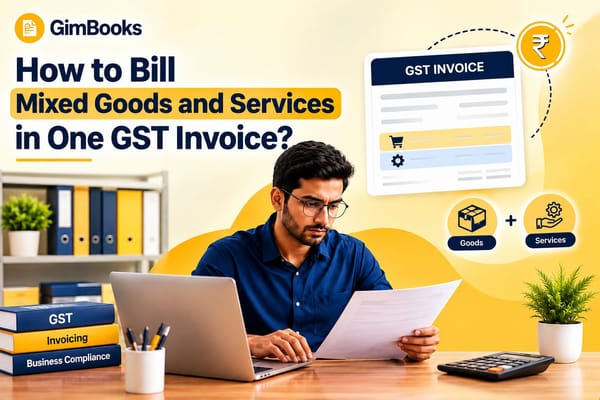 Bill Mixed Goods Services One GST