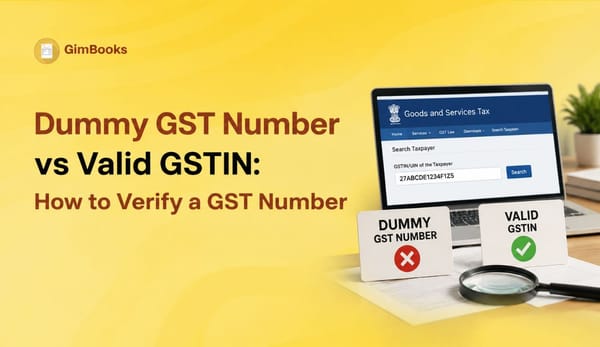 Dummy GST Number