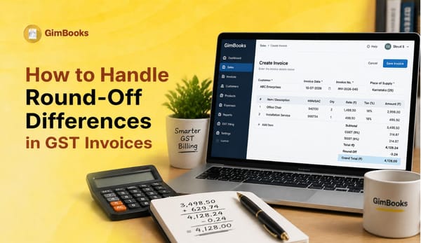 How to Handle Round-Off Differences in GST Invoices