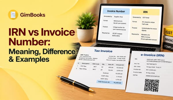 IRN vs Invoice Number