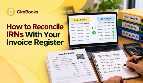 reconcile irn invoice register