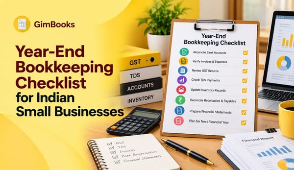 year end bookkeeping checklist india